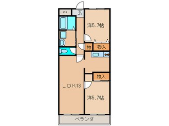 間取図 天神山マンション ２号館