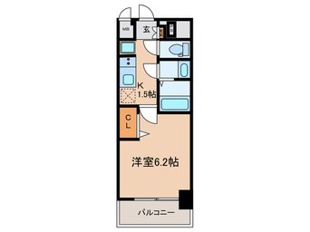 間取図 プレサンス太閤通駅前デュプル
