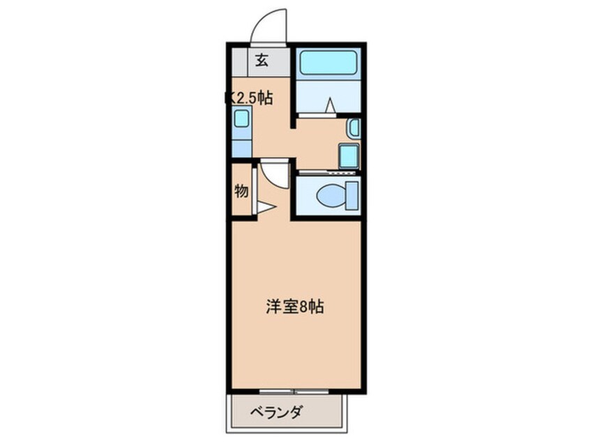 間取図 Ｄｉａｓ　Ｔｏｗｎ大清水Ｄ棟