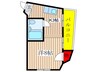 末広ビル 1Kの間取り