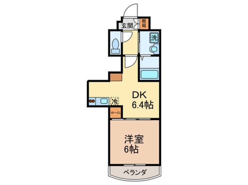 間取図 ｴｽﾃﾑﾌﾟﾗｻﾞ名古屋駅前PT(502)