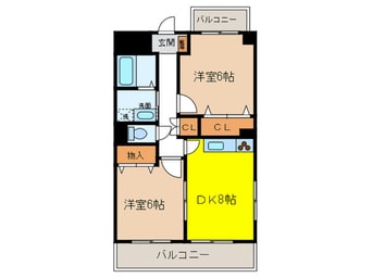間取図 ジャルダン新栄