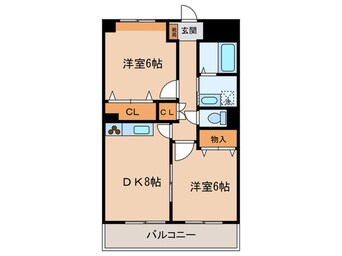 間取図 ジャルダン新栄