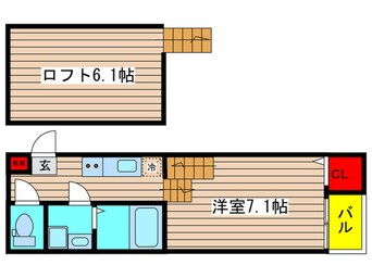 間取図 Sereno内田橋