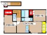 仮)日進市野方町新築アパート 2LDKの間取り