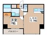アンジュ栄 1LDKの間取り