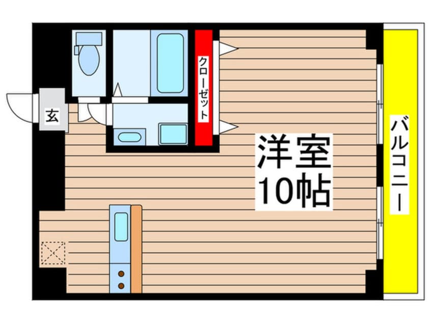 間取図 ｼﾞｭﾈｽｺｰﾄ桜山