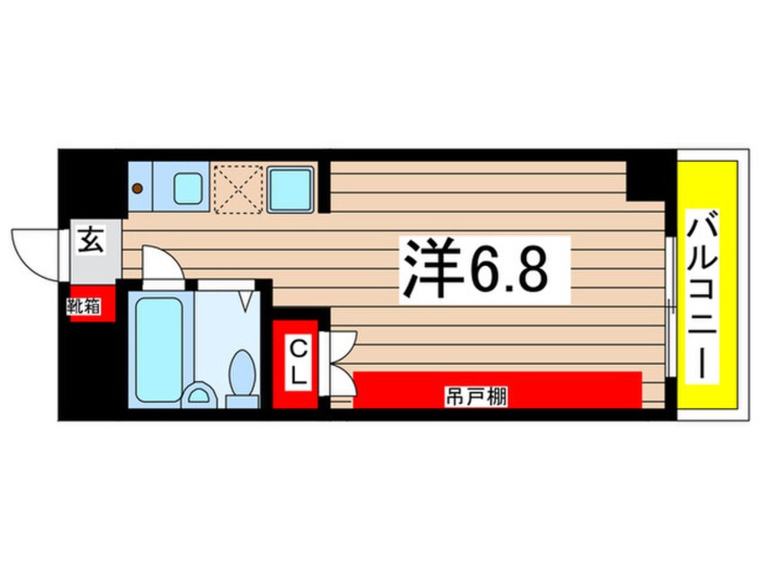 間取図 ｼﾞｭﾈｽｺｰﾄ桜山