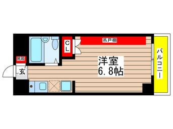 間取図 ｼﾞｭﾈｽｺｰﾄ桜山