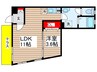 ＭＩＡ　ＣＡＳＡ　津賀田 1LDKの間取り