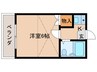 ルミエ－ル高畑 1Kの間取り