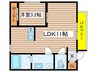 Laurel 大同町 1LDKの間取り