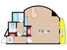 ラヴィアンムロガ 1Rの間取り