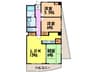 ローズガーデン楠元 3LDKの間取り