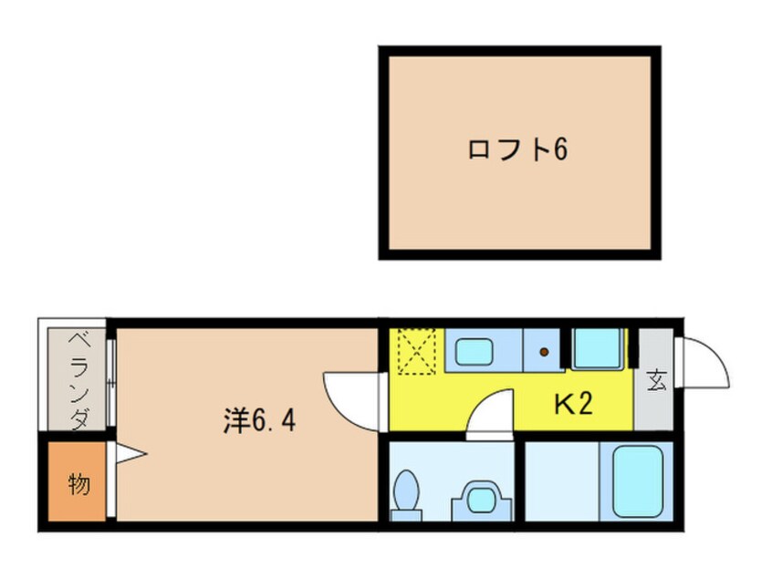 間取図 アイリーハイツ富士