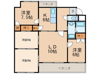 間取図 稲舟マンション