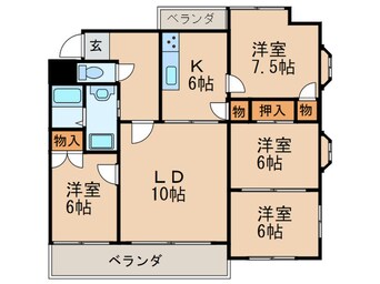 間取図 稲舟マンション