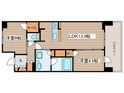 ﾌﾟﾗｳﾄﾞ高岳ｶｰﾑｺｰﾄ（402）の間取図