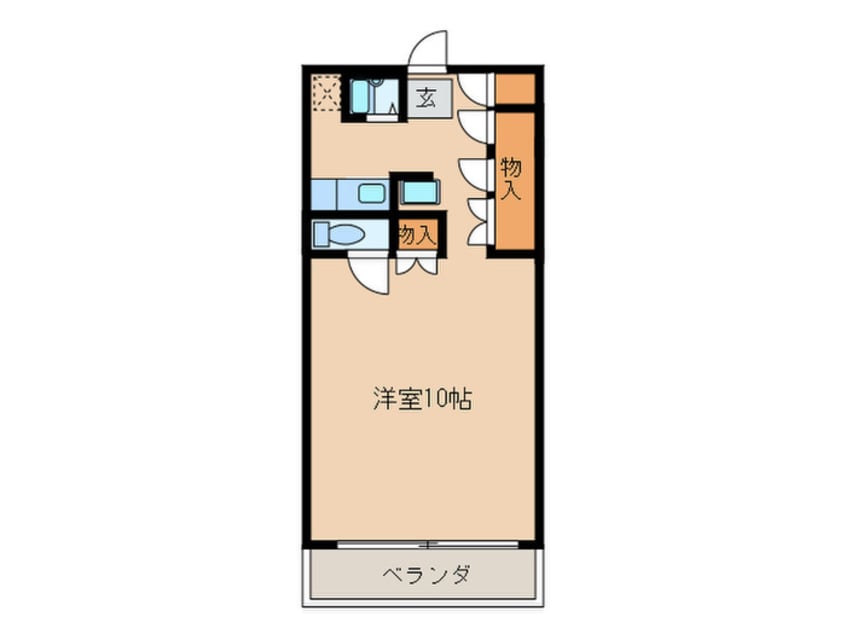 間取図 八晃ビル