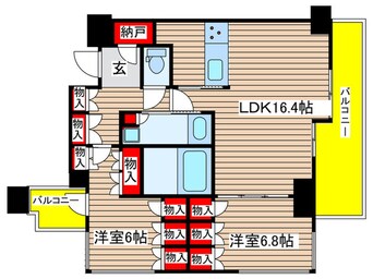 間取図 橦木町パークハウス(303)