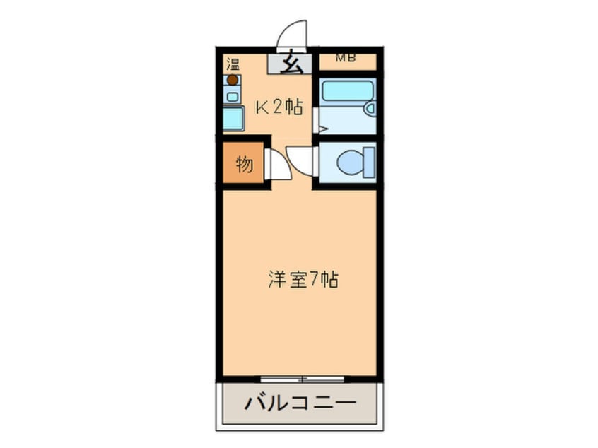 間取図 シェルブライト三番館