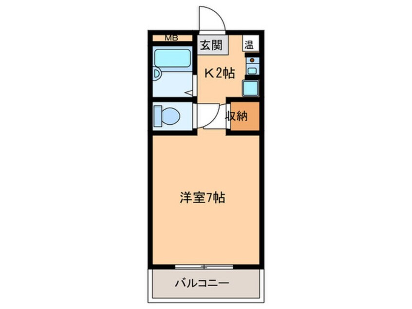 間取図 シェルブライト三番館