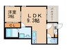 Regalest　Neoささしま 1LDKの間取り