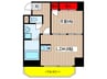 Ｋ-POINT-BLDG 1LDKの間取り