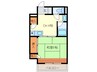 Ｋ-POINT-BLDG 1Kの間取り