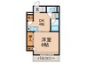 Ｋ-POINT-BLDG 1DKの間取り