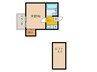アクセス大同 1Kの間取り