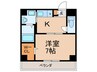 スターヒルズ藤森 1Kの間取り