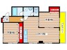 パストラル原 2LDKの間取り