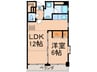 山八第６ビル 1LDKの間取り