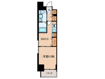 間取図 ｴｽﾃﾑﾌﾟﾗｻﾞ名古屋駅前PT(1005)