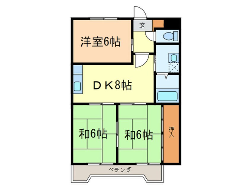 間取図 第３大森マンション