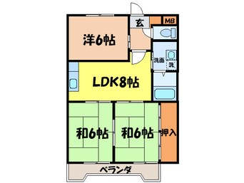 間取図 第３大森マンション