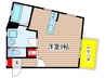 Grain鳴海 1Rの間取り