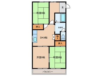 間取図 コーポソアラ北