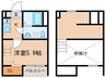 クレール　ラ　ハウト 1Kの間取り