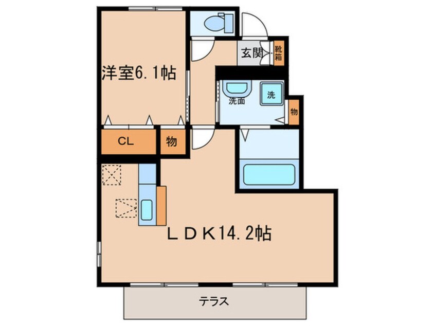 間取図 ソレア－ドⅤ