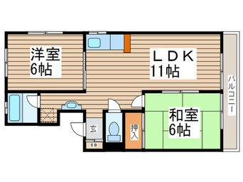 間取図 ハイツみづほ