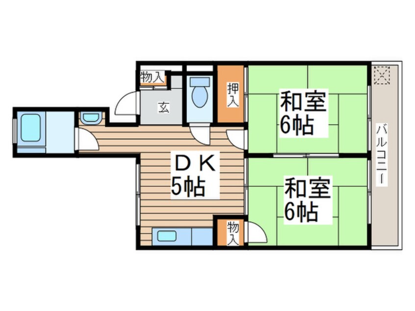 間取図 ハイツみづほ