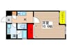 フラシア新栄町(703) 1Kの間取り