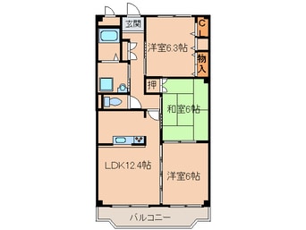 間取図 ア－ドバンスＳＴ