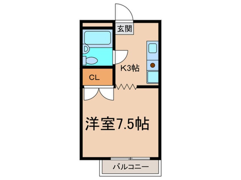 間取図 コ－ポ　ニイミ
