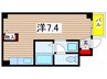 大久手HOUSE 1Rの間取り