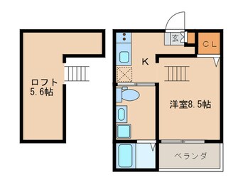 間取図 La forte