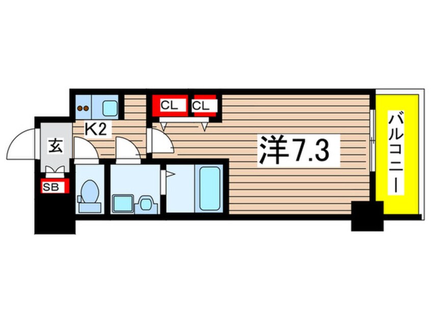 間取図 S-RESIDENCE桜山East