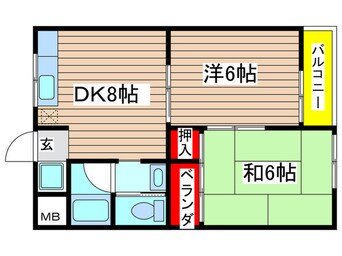 間取図 グリーンハウススズキＡ